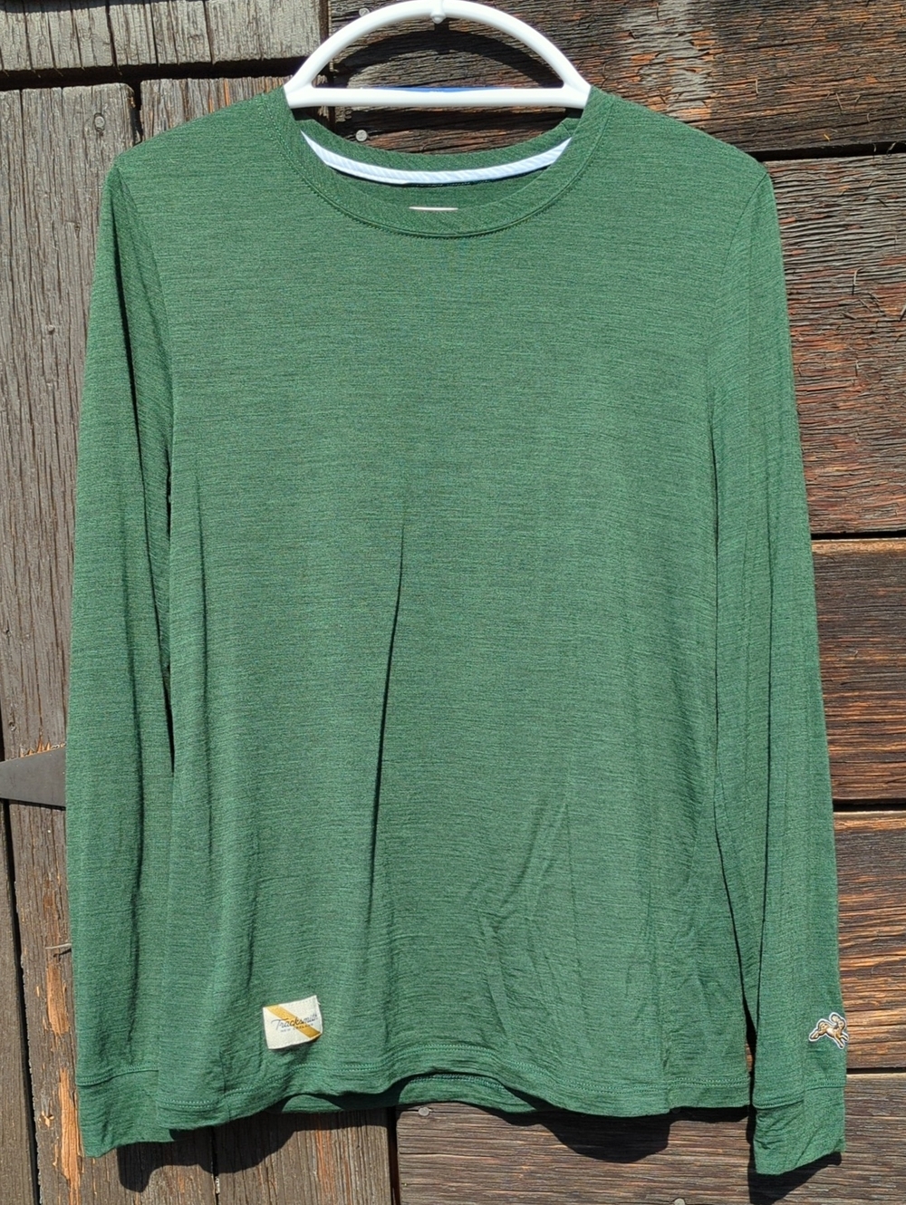 Tracksmith Harrier Longsleeve, Forest, Women's L